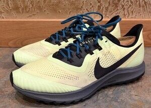 Men's Size 9.5 M Nike Air Zoom Pegasus 36 Trail Luminous Green AR5677-300 Shoes